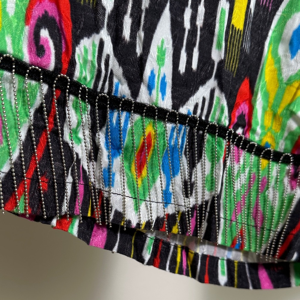 Ikat Printed Women's Skirt - Picture 4 of 10